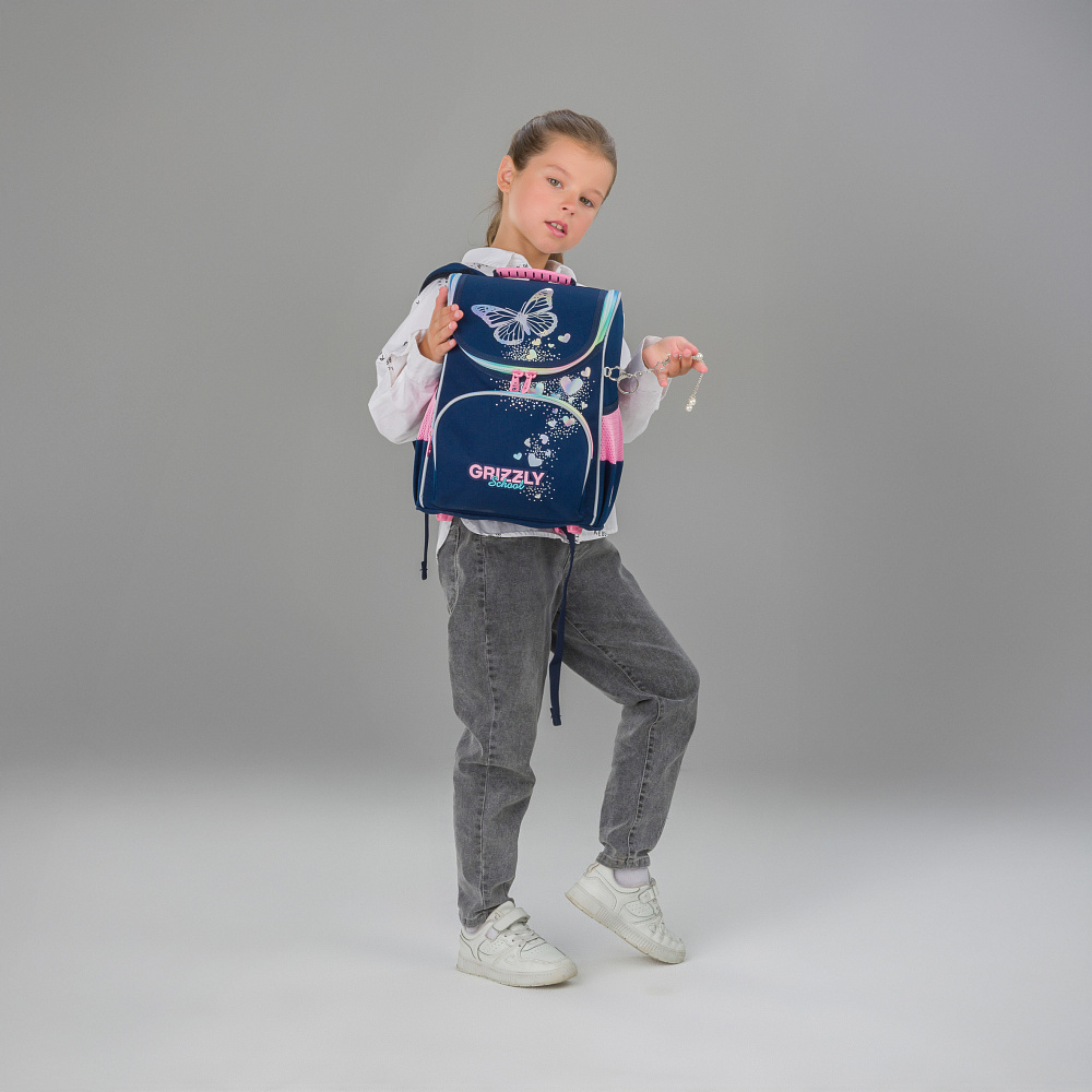 RAm-584-6 Рюкзак школьный с мешком