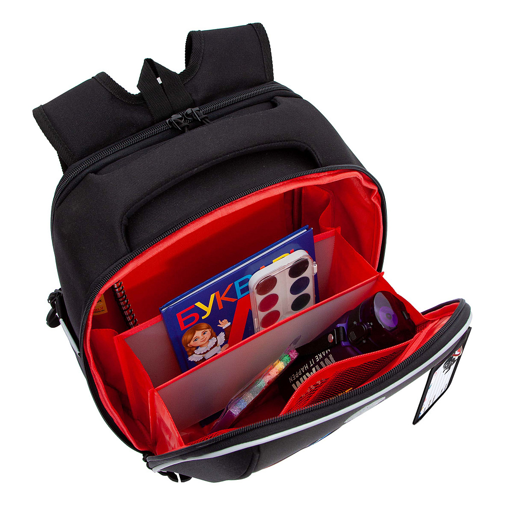 RAf-593-3 Рюкзак школьный с картхолдером на держателе