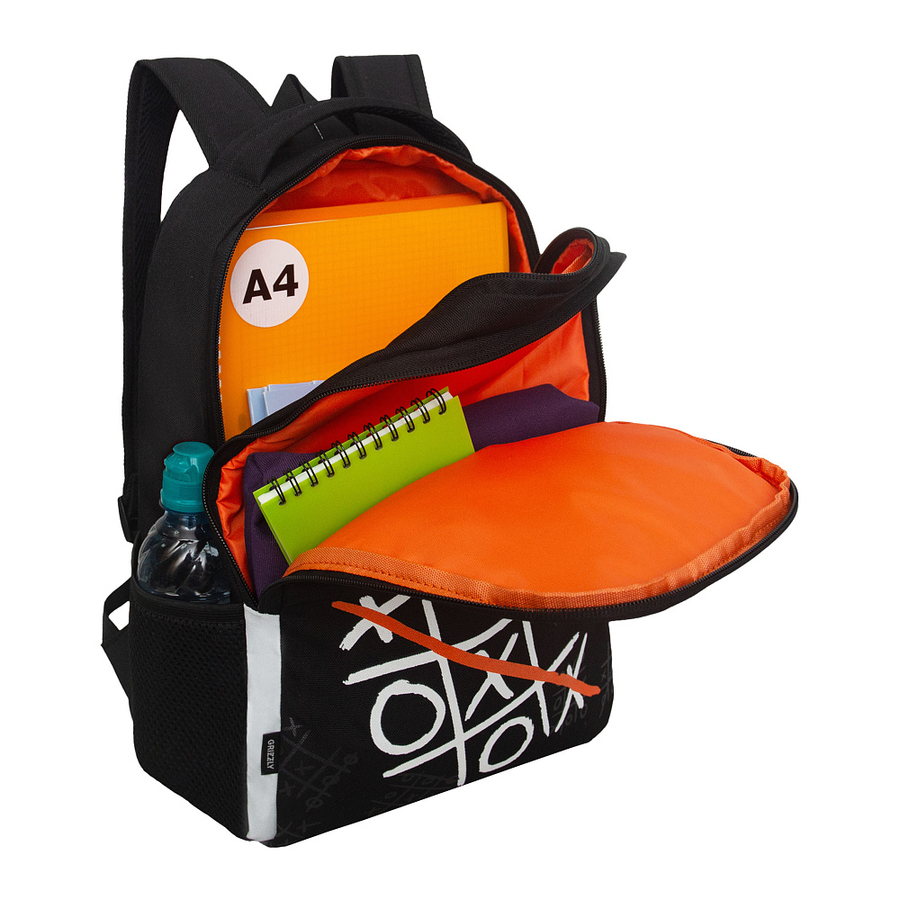 RB-651-8 Рюкзак школьный с картхолдером на держателе