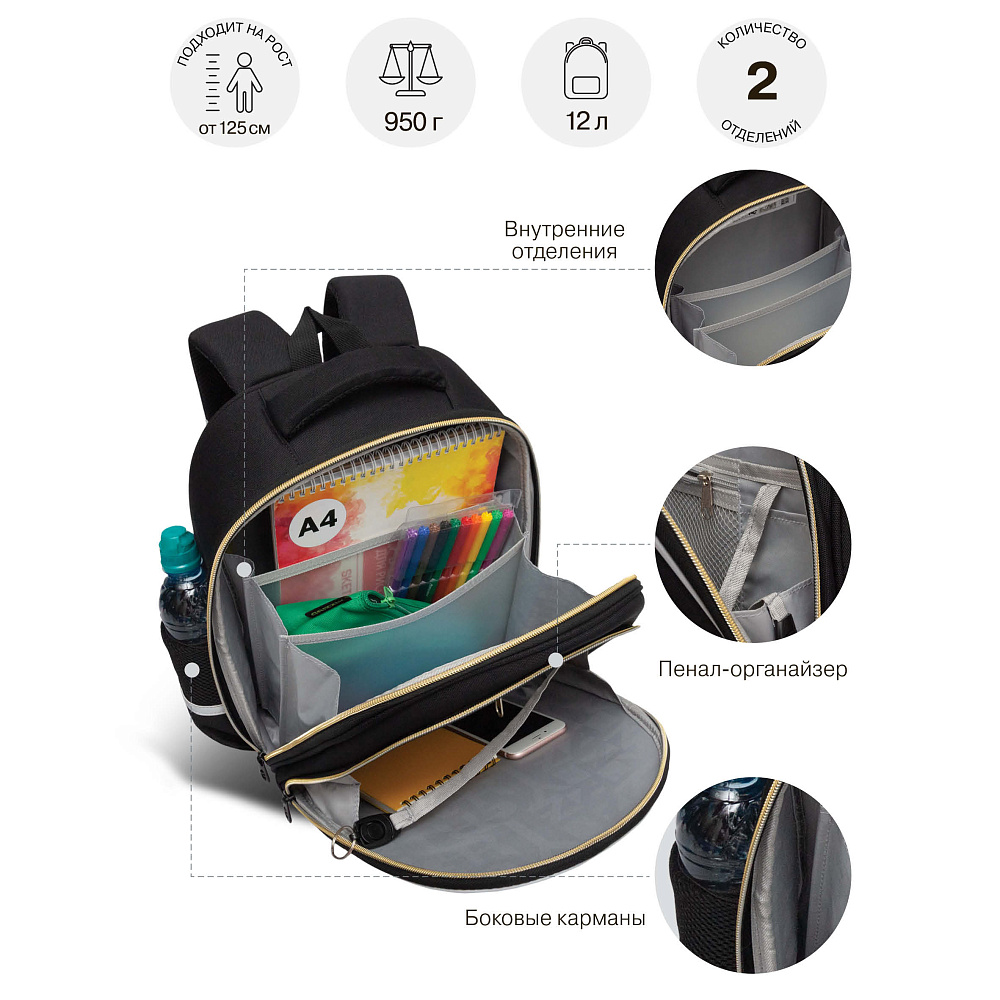 RAz-586-11 Рюкзак школьный с обвесом