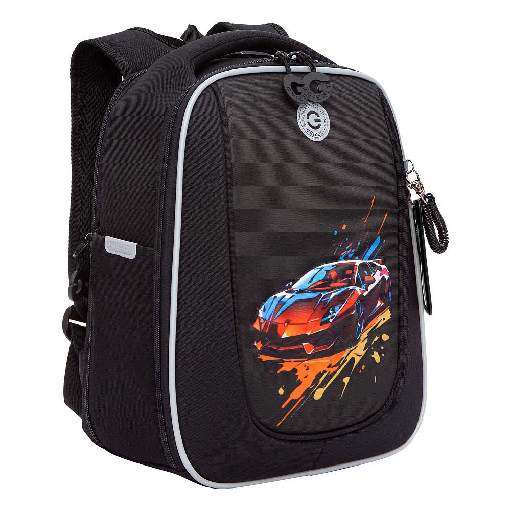 RAf-593-3 Рюкзак школьный с картхолдером на держателе