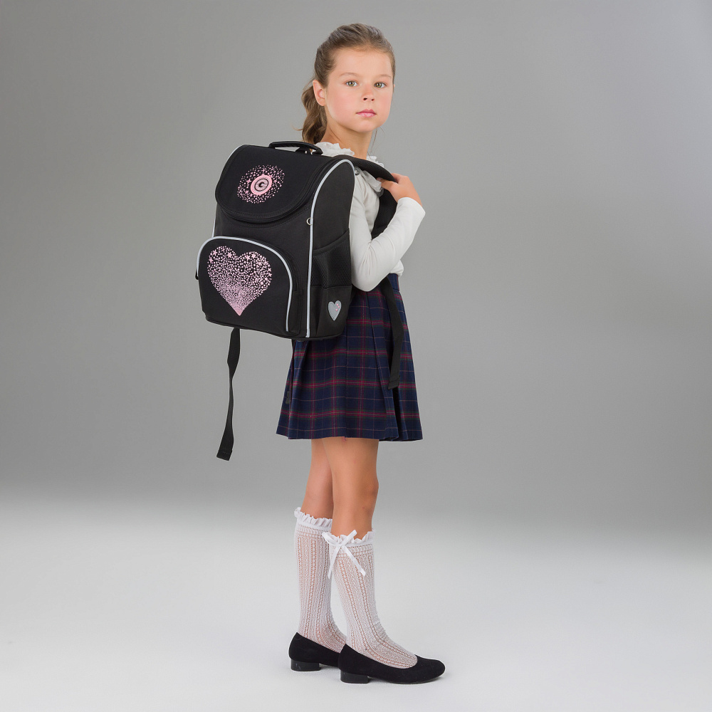 RAm-584-3 Рюкзак школьный с мешком