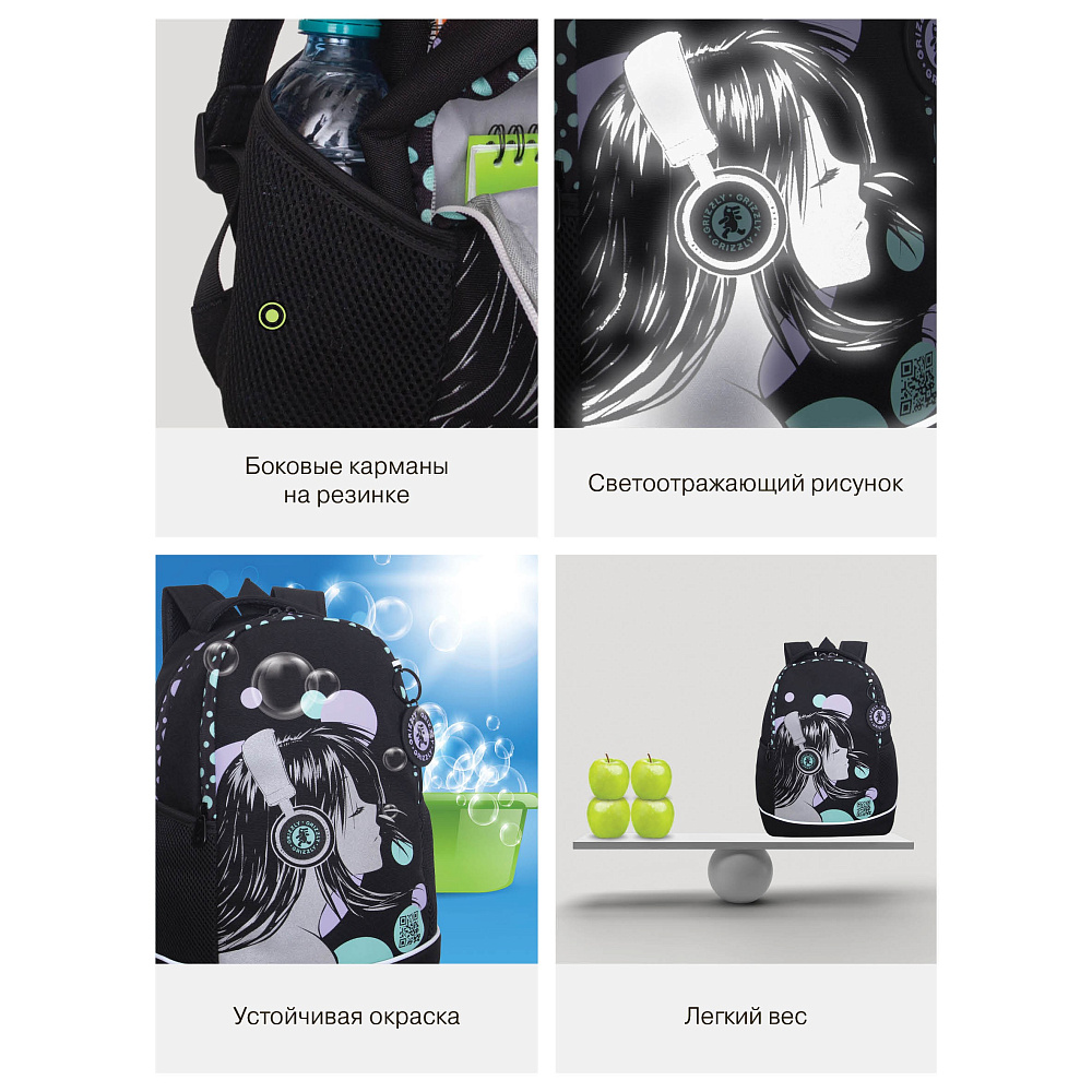 RG-663-5 Рюкзак школьный с обвесом