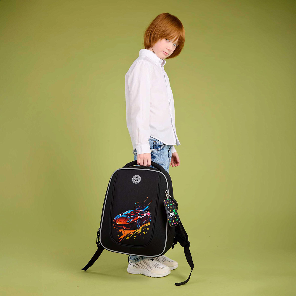 RAf-593-3 Рюкзак школьный с картхолдером на держателе