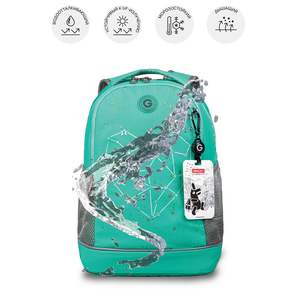 RG-663-6 Рюкзак школьный с картхолдером на держателе