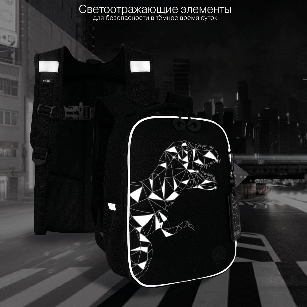 RAw-695-5 Рюкзак школьный с картхолдером на держателе