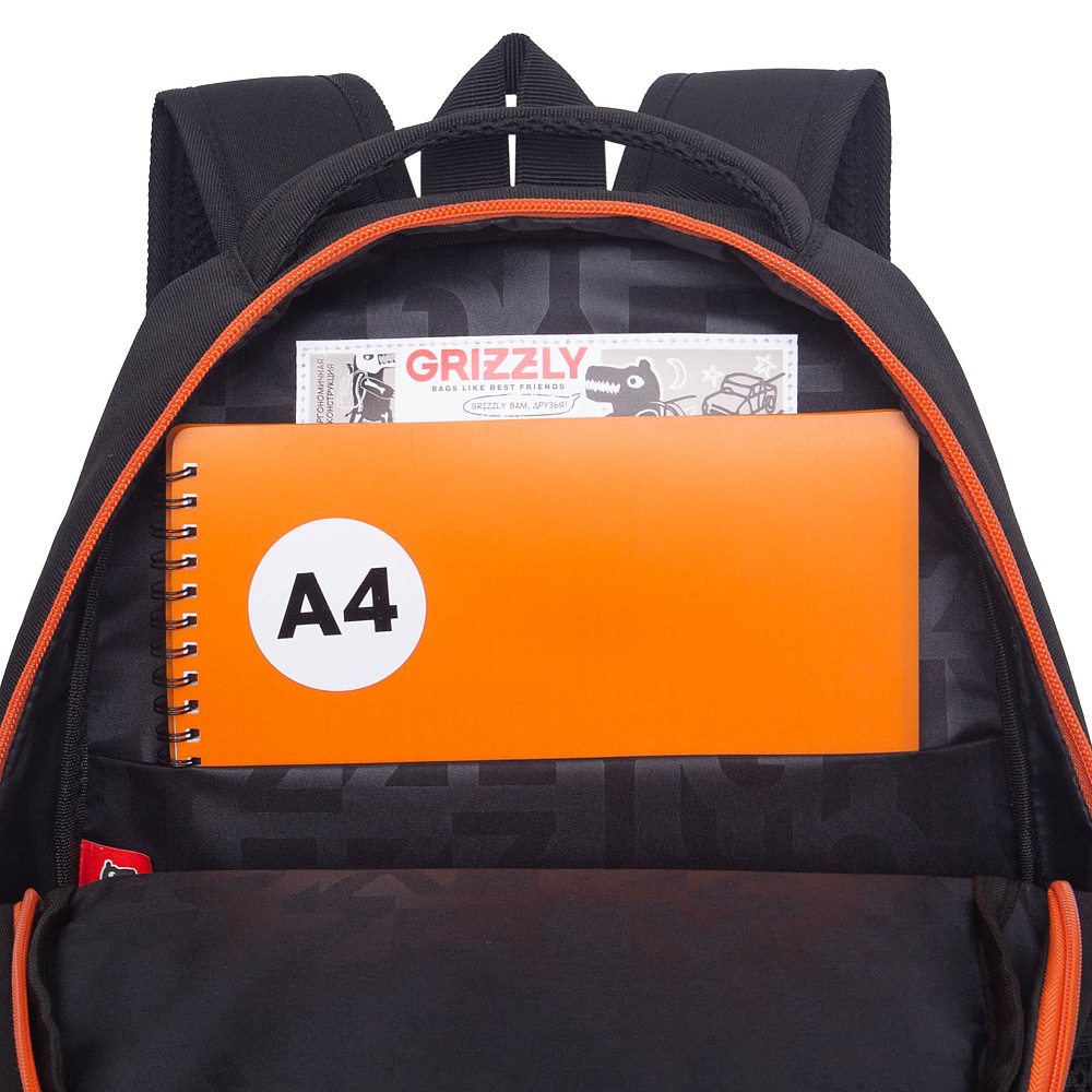 RB-651-10 Рюкзак школьный с картхолдером на держателе