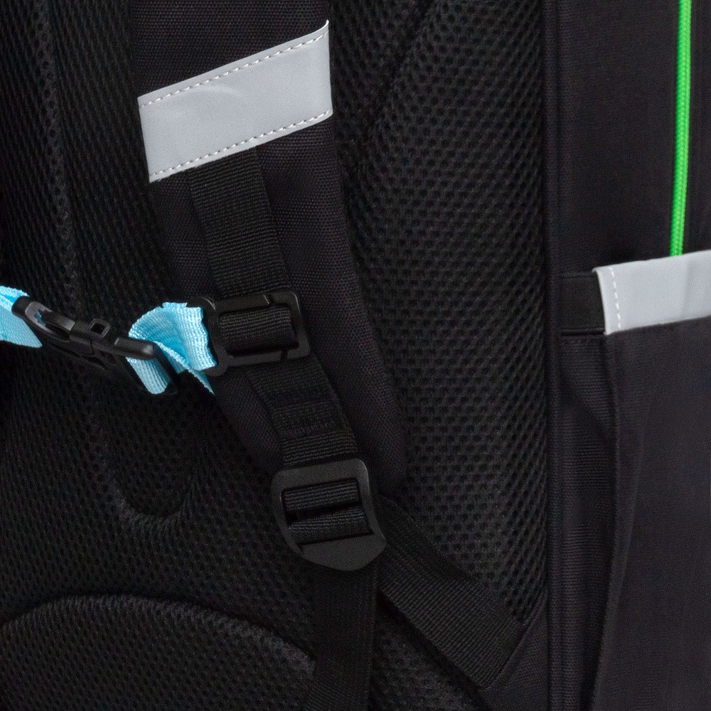 RAn-589-3 Рюкзак школьный с чехлом для мелочей