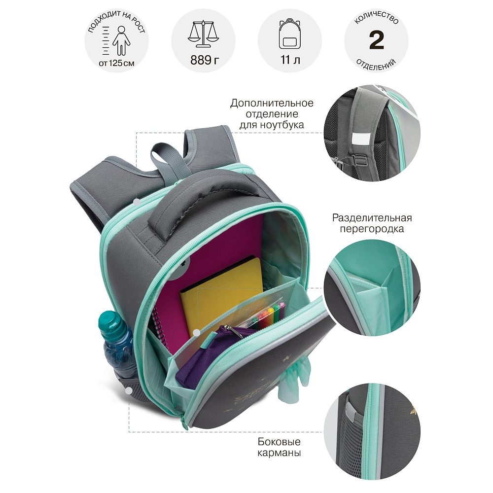 RAw-594-3 Рюкзак школьный