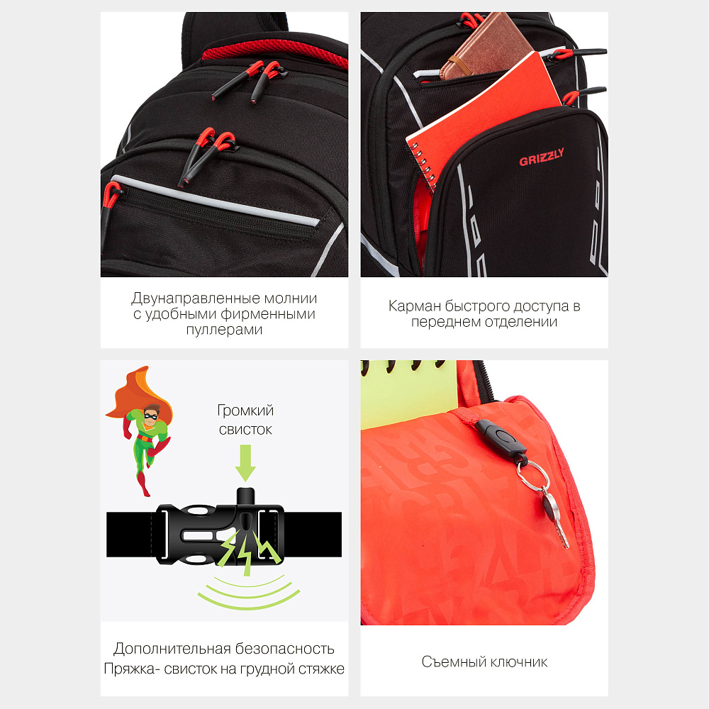 RB-250-4 Рюкзак школьный