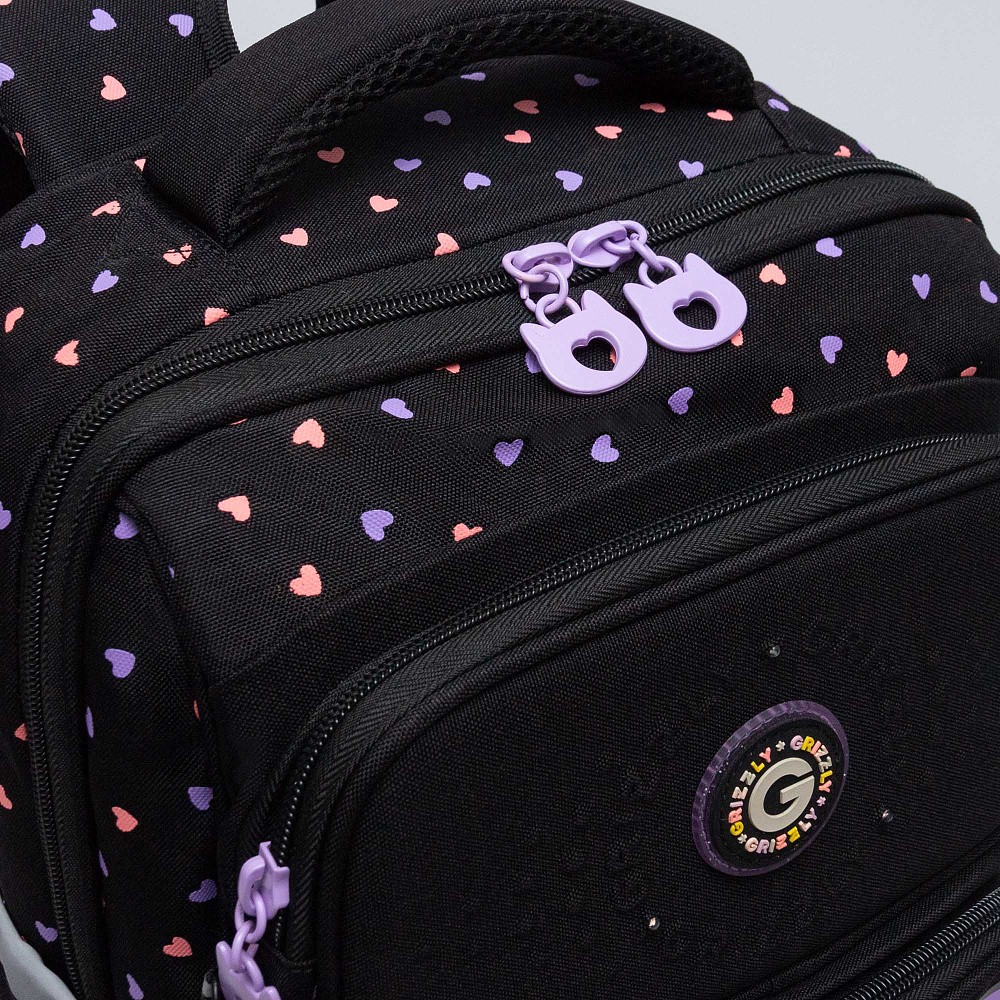 RAn-588-3 Рюкзак школьный с чехлом для мелочей