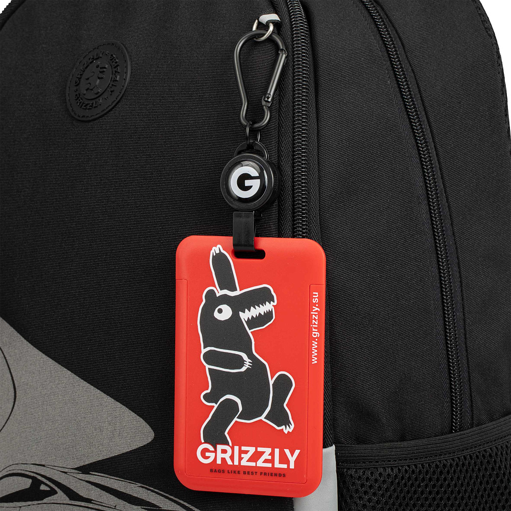 RB-651-6 Рюкзак школьный с картхолдером на держателе