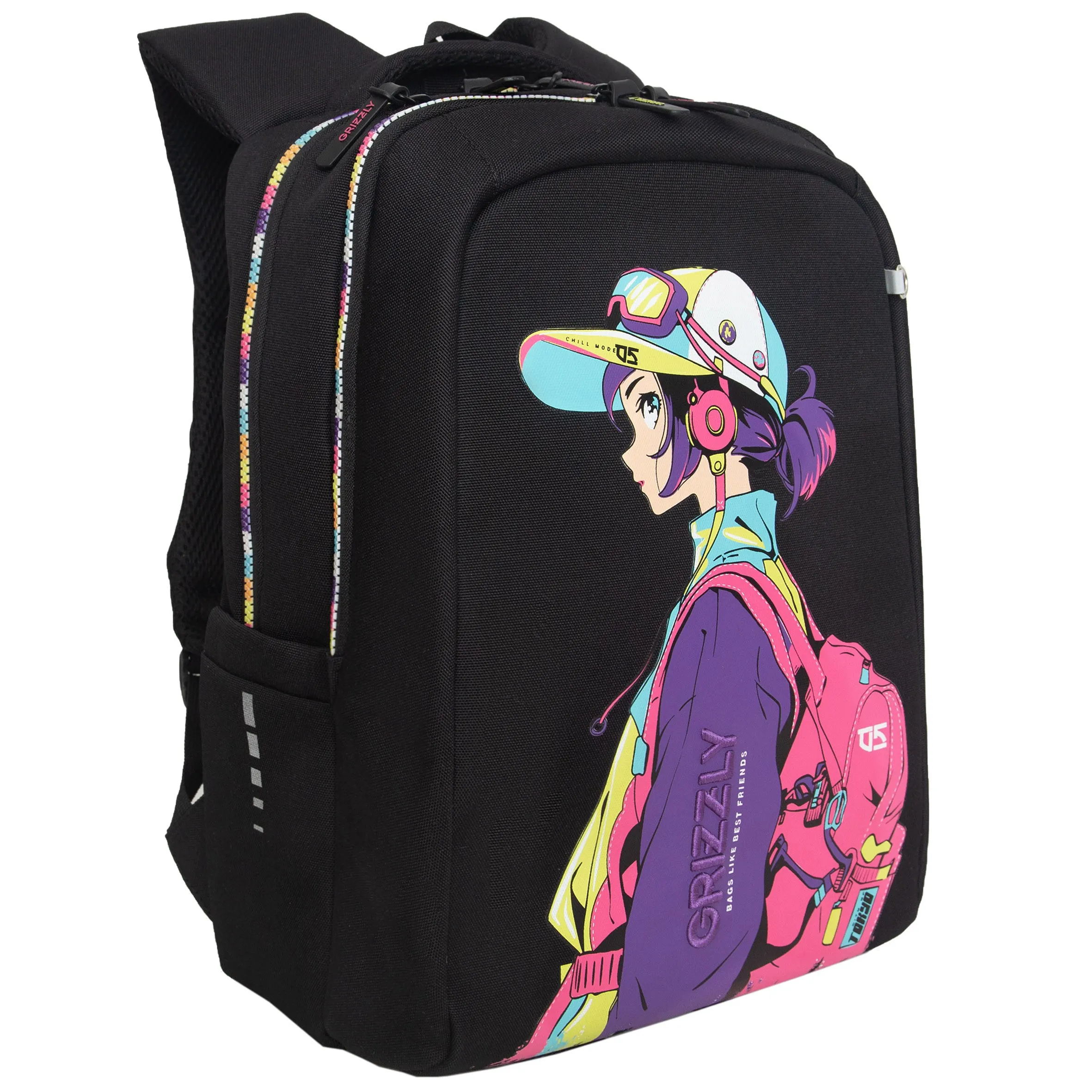 RG-566-7 Рюкзак школьный с обвесом