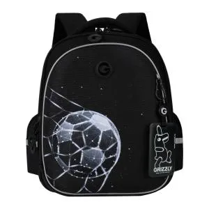 RAz-687-3 Рюкзак школьный с картхолдером на держателе (/1 черный)