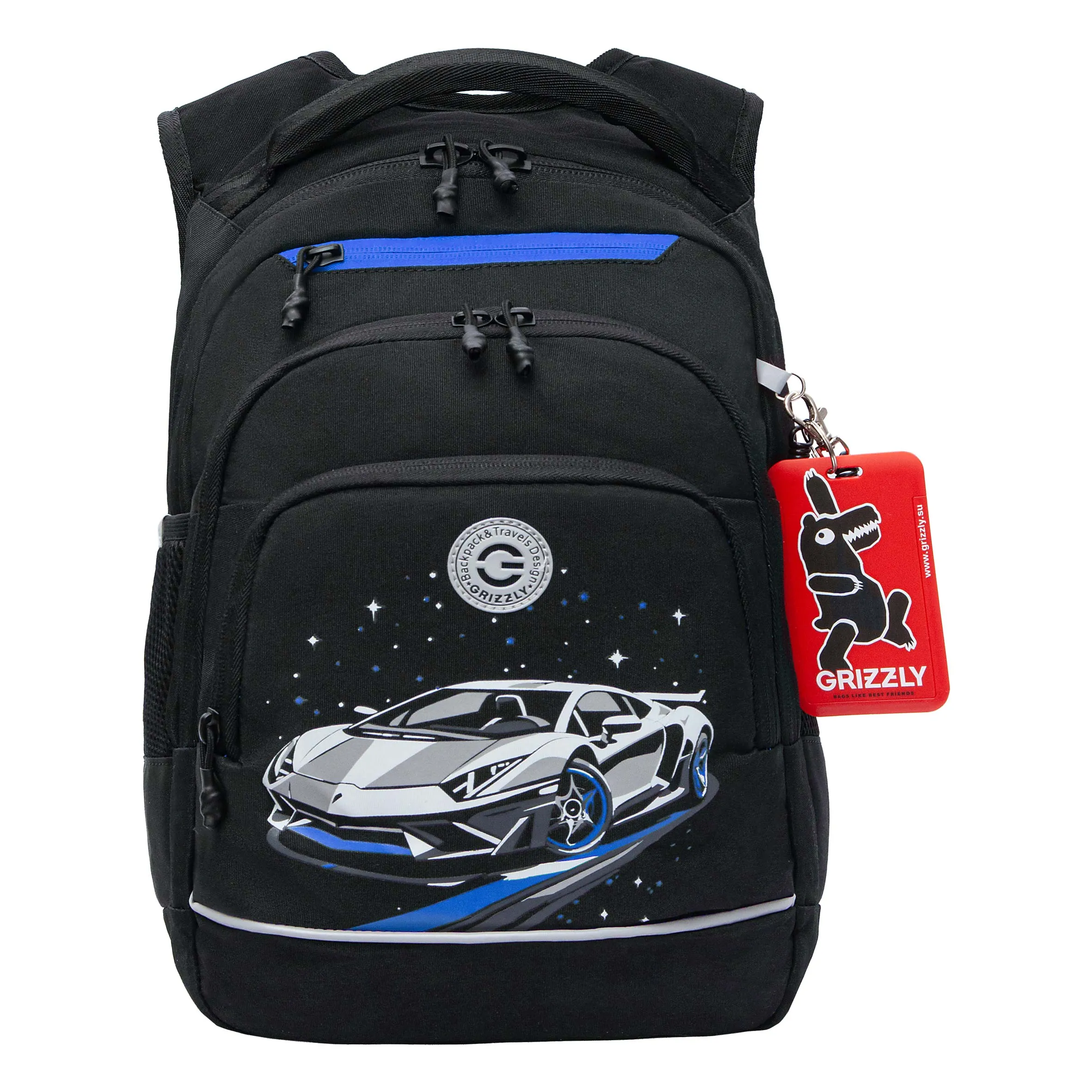 RB-550-1 Рюкзак школьный с картхолдером на держателе