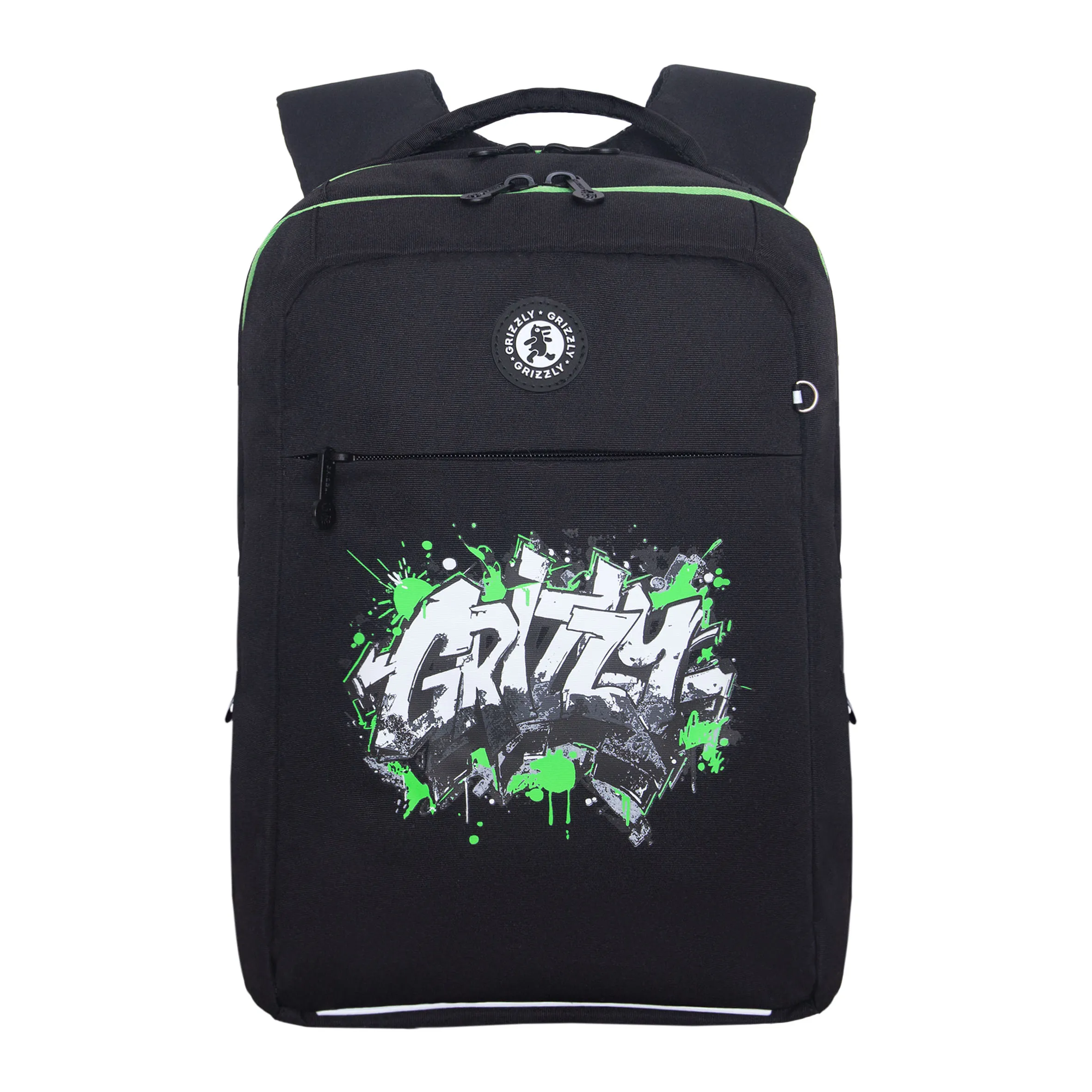 Рюкзак школьный с граффити GRIZZLY