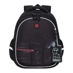 RAz-687-7 Рюкзак школьный с картхолдером на держателе (/1 черный - серый)