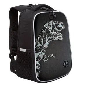 RAw-695-5 Рюкзак школьный с картхолдером на держателе (/1 черный - белый)