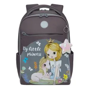 RG-267-2 Рюкзак школьный (/2 серый)