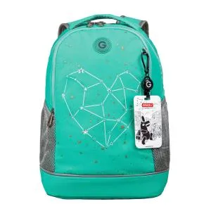 RG-663-6 Рюкзак школьный с картхолдером на держателе (/4 мятный)