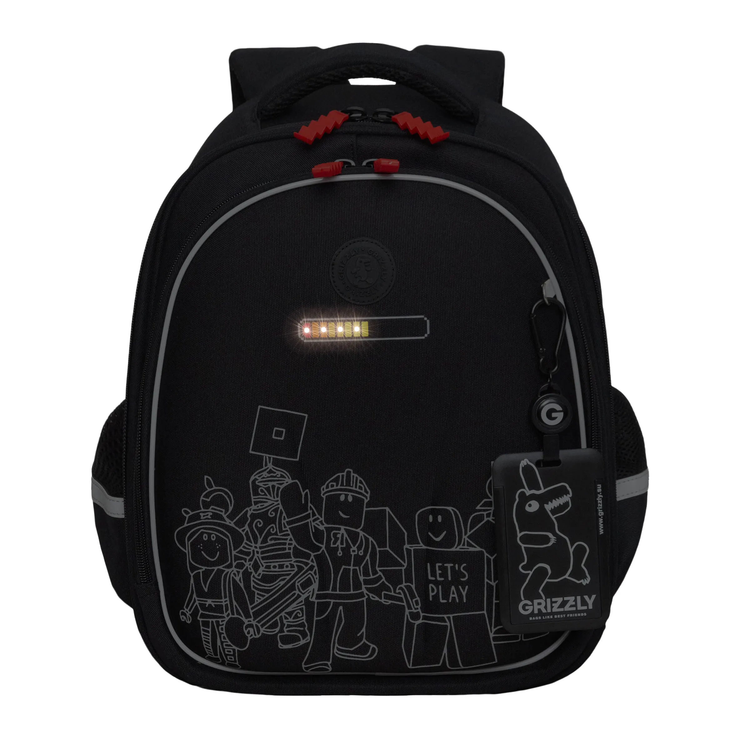 RAz-687-9 Рюкзак школьный с картхолдером на держателе