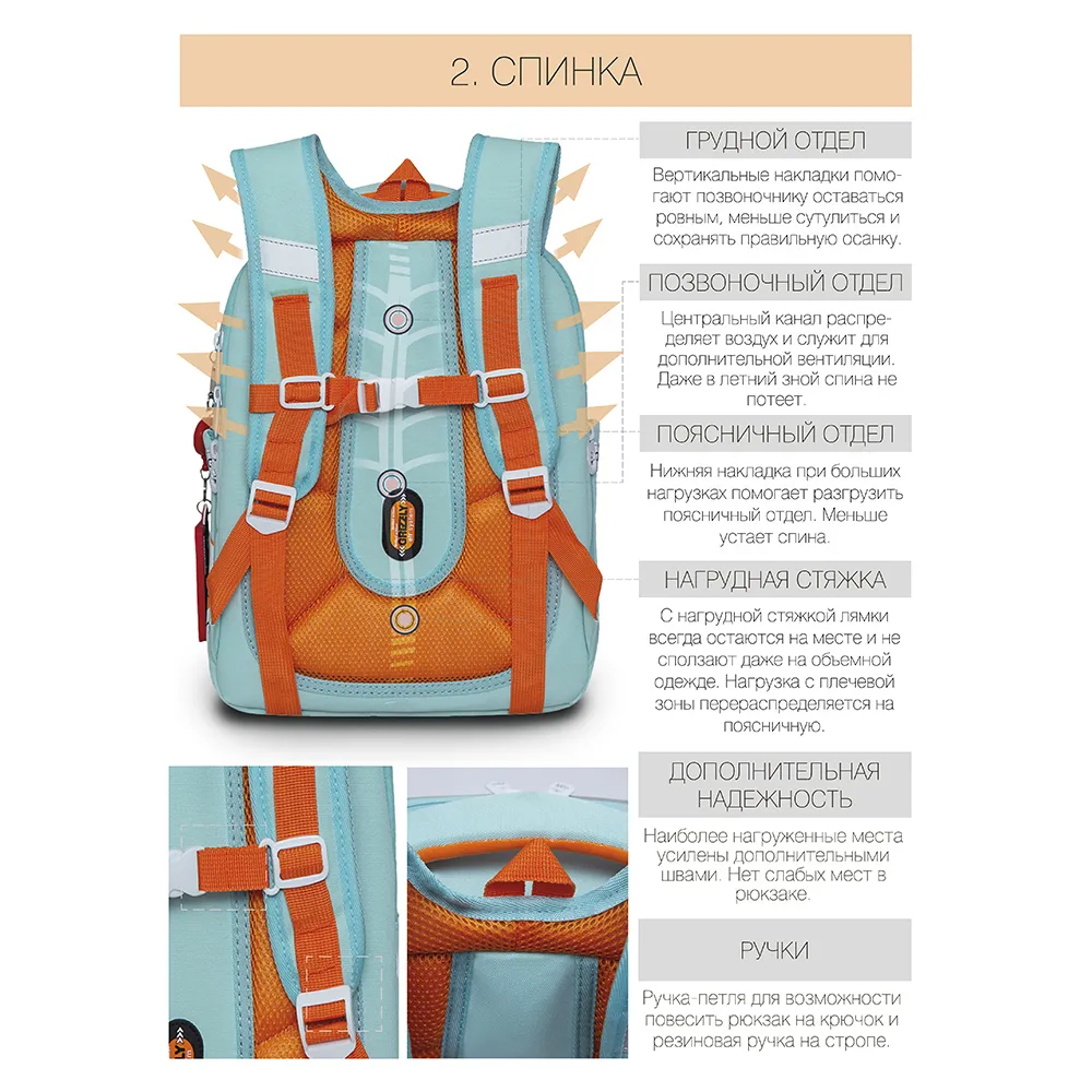 RAf-192-2 Рюкзак школьный