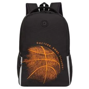 RB-551-8 Рюкзак школьный с картхолдером на держателе (/2 баскетбол)