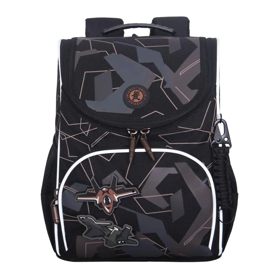 RAm-685-1 Рюкзак школьный с обвесом и мешком для обуви