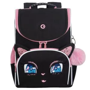 RAm-584-4 Рюкзак школьный с мешком (/1 черный)