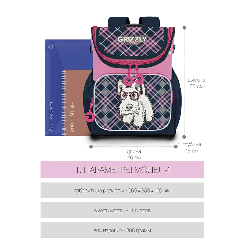 RAl-194-4 Рюкзак школьный