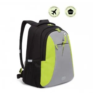 RD-242-4 Рюкзак (/1 черный - салатовый)