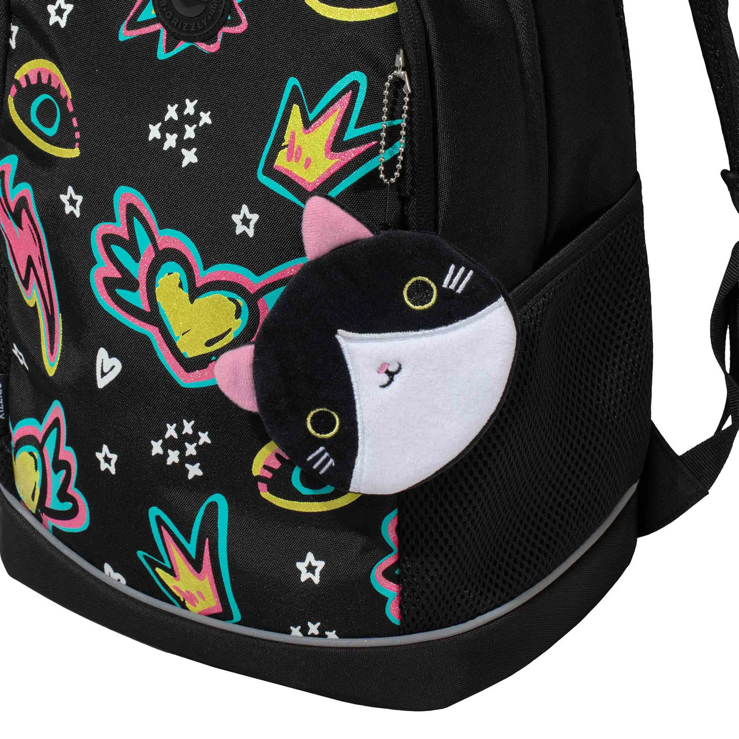 Подвесной чехол для мелочей кот черно-белый