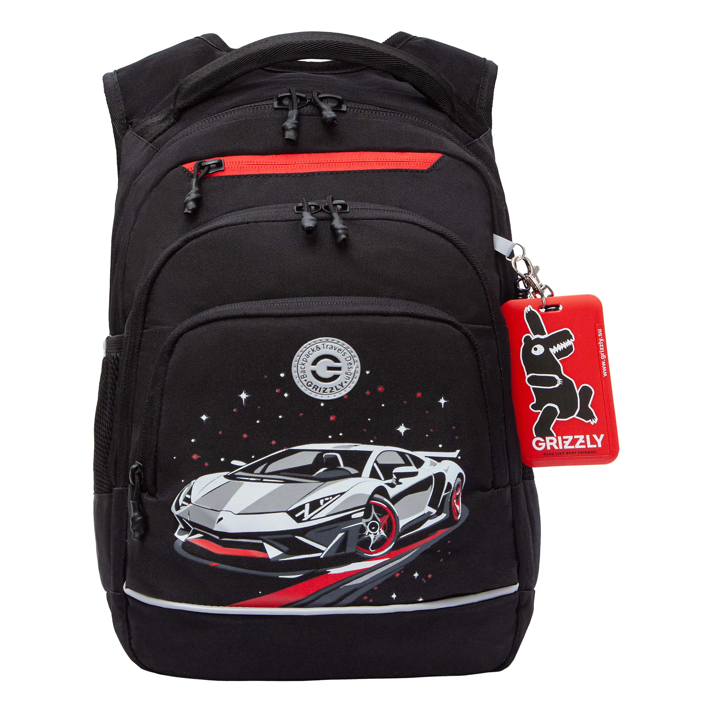 RB-550-1 Рюкзак школьный с картхолдером на держателе