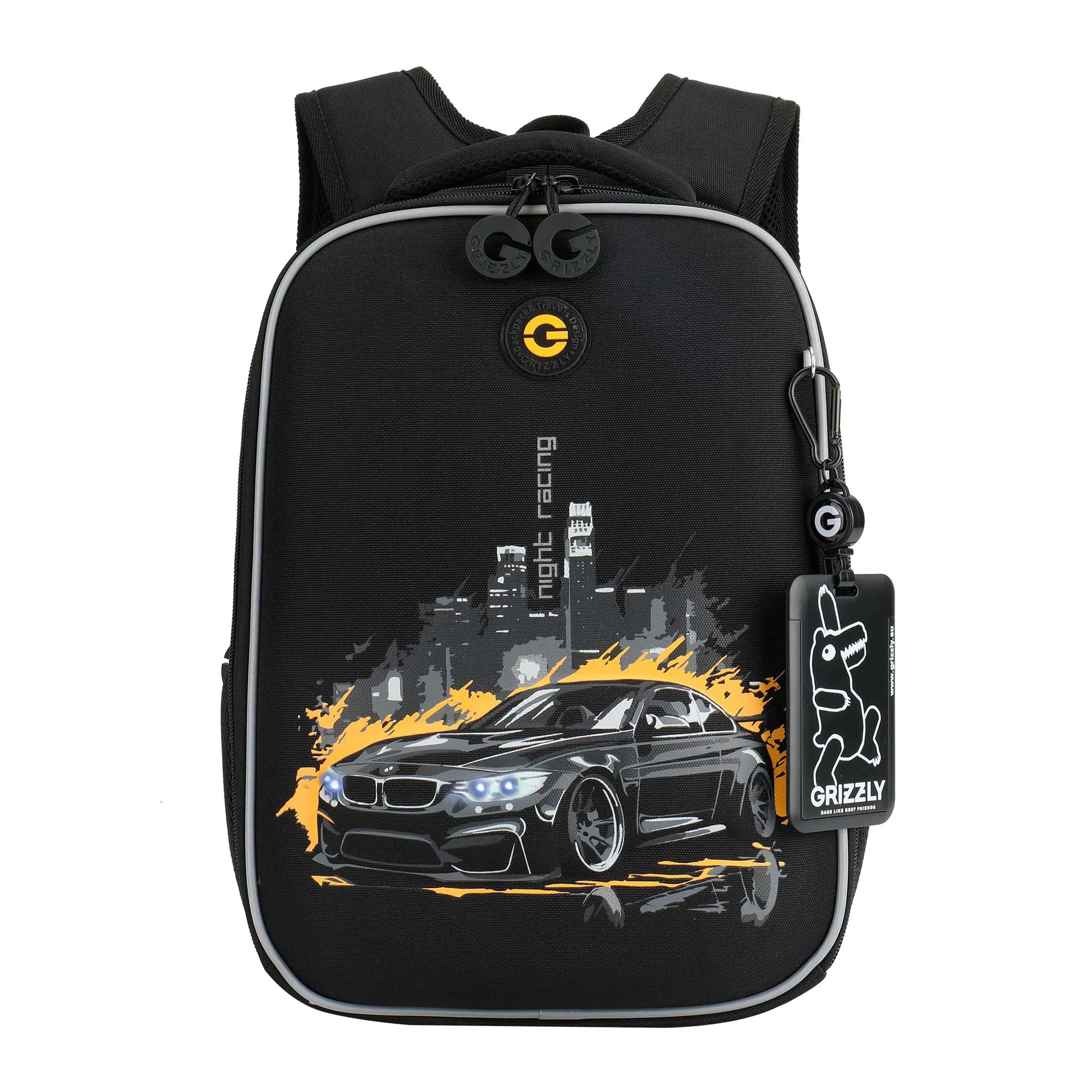 RAw-695-2 Рюкзак школьный с картхолдером на держателе