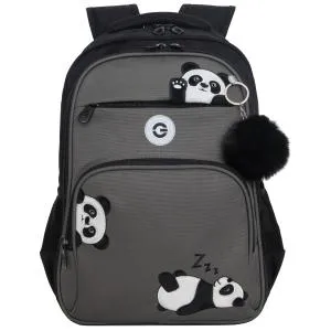 RG-568-5 Рюкзак школьный с обвесом (/1 черный - серый)