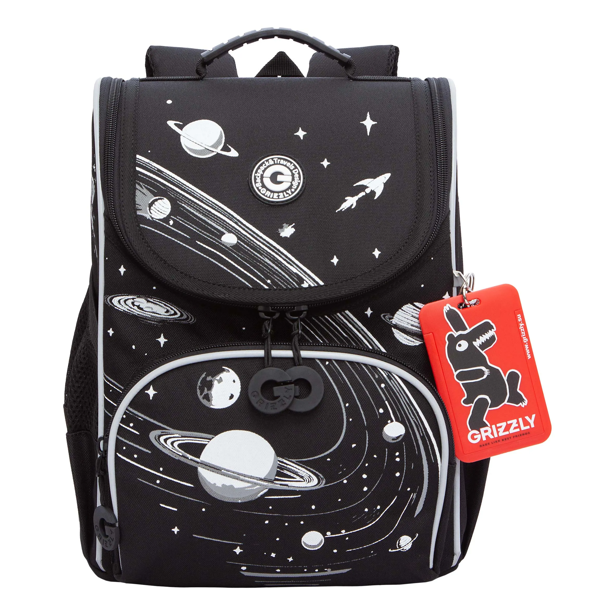 RAm-585-3 Рюкзак школьный с мешком