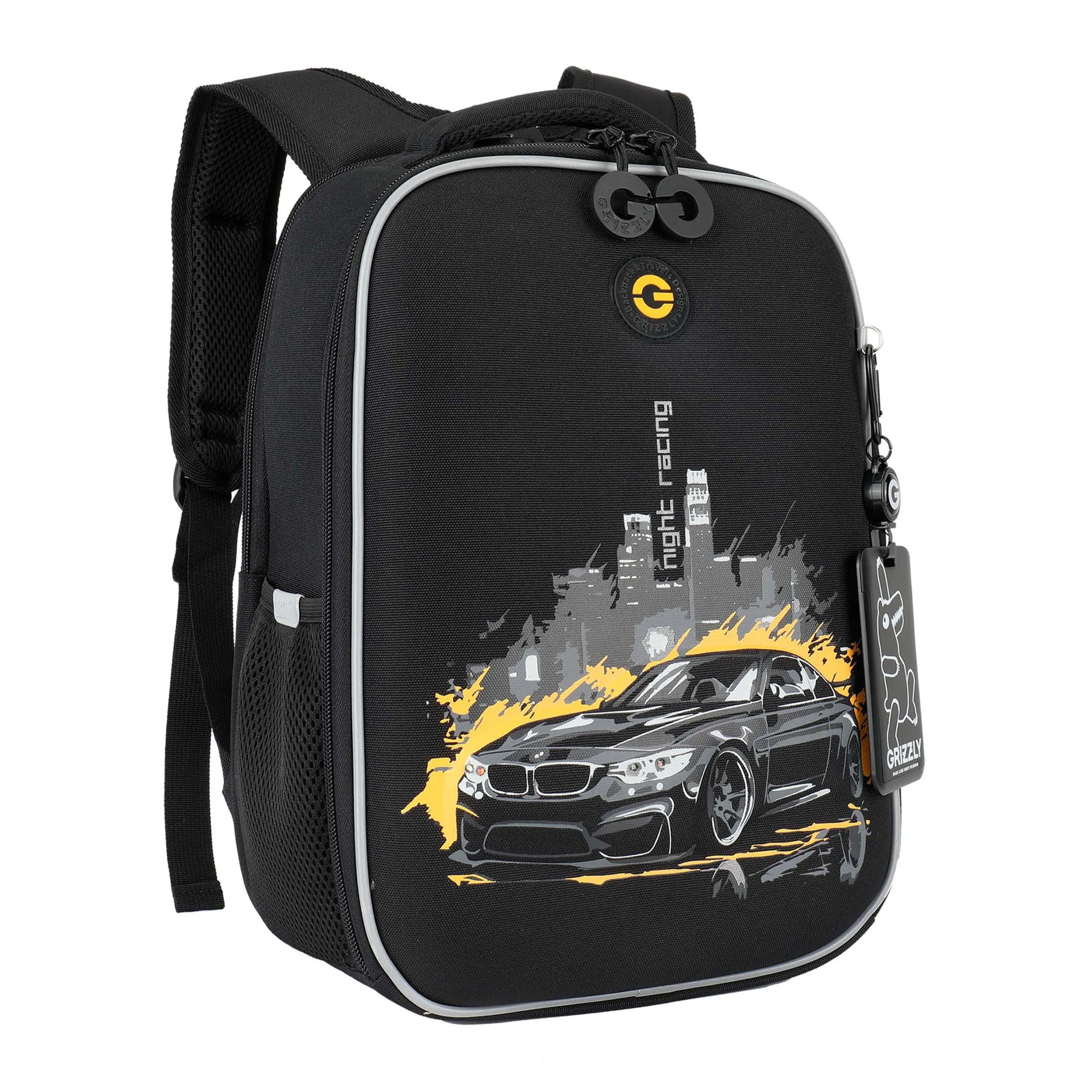 RAw-695-2 Рюкзак школьный с картхолдером на держателе