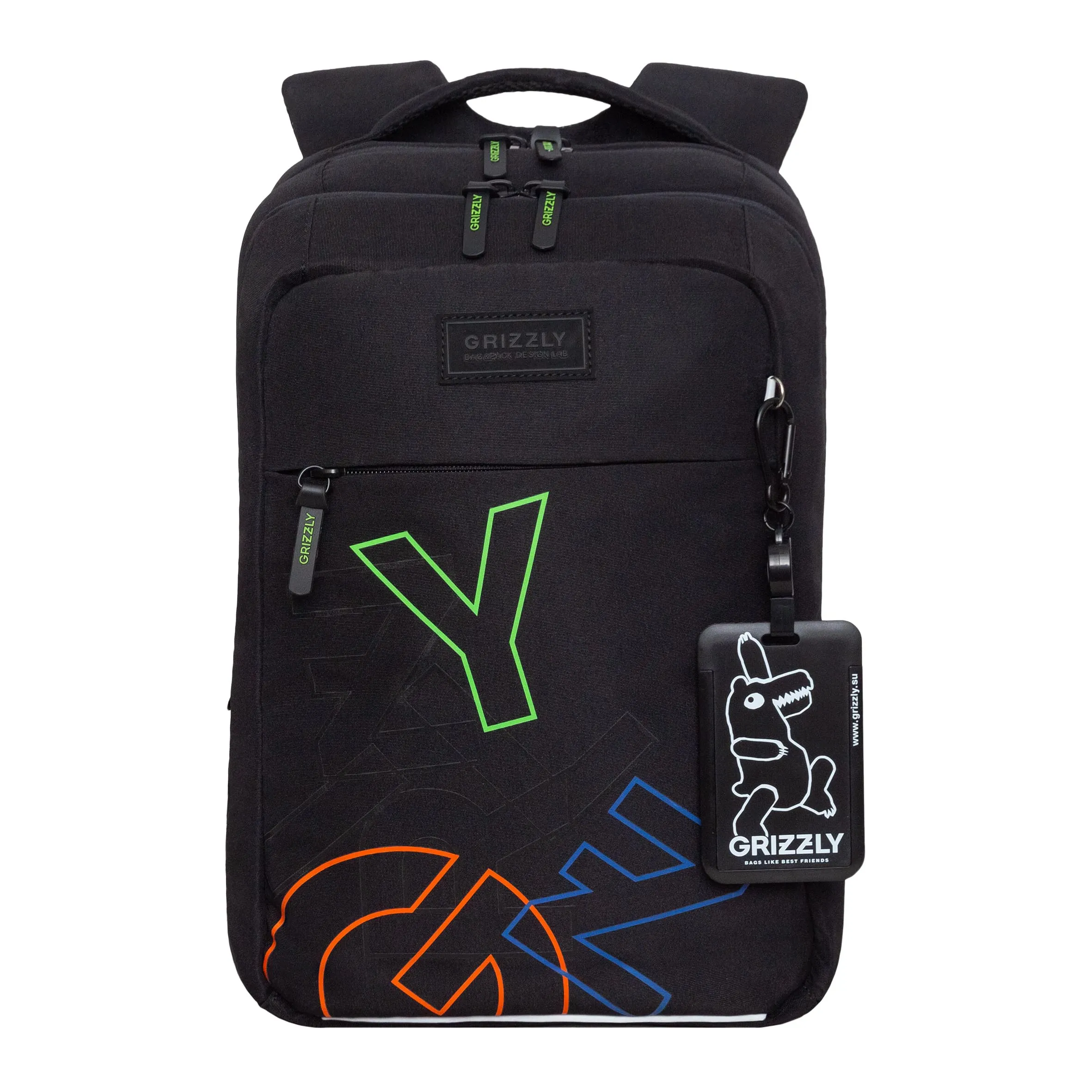 RB-656-5 Рюкзак школьный с картхолдером на держателе