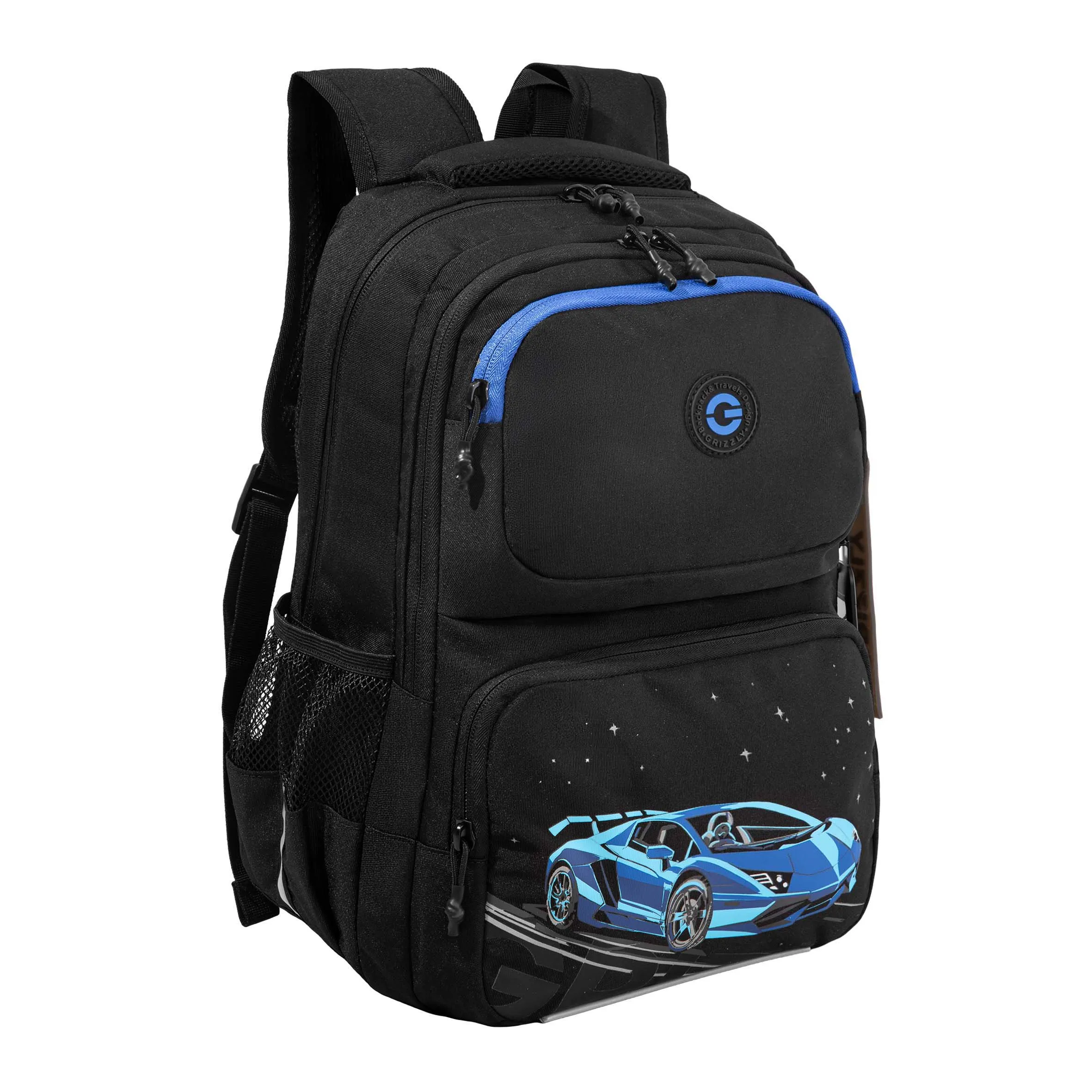 RB-653-2 Рюкзак школьный с обвесом и картхолдером на держателе