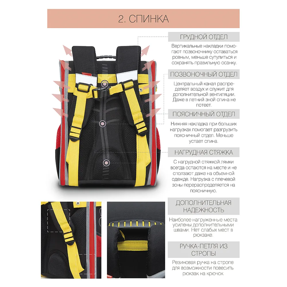 RAn-183-2 Рюкзак школьный