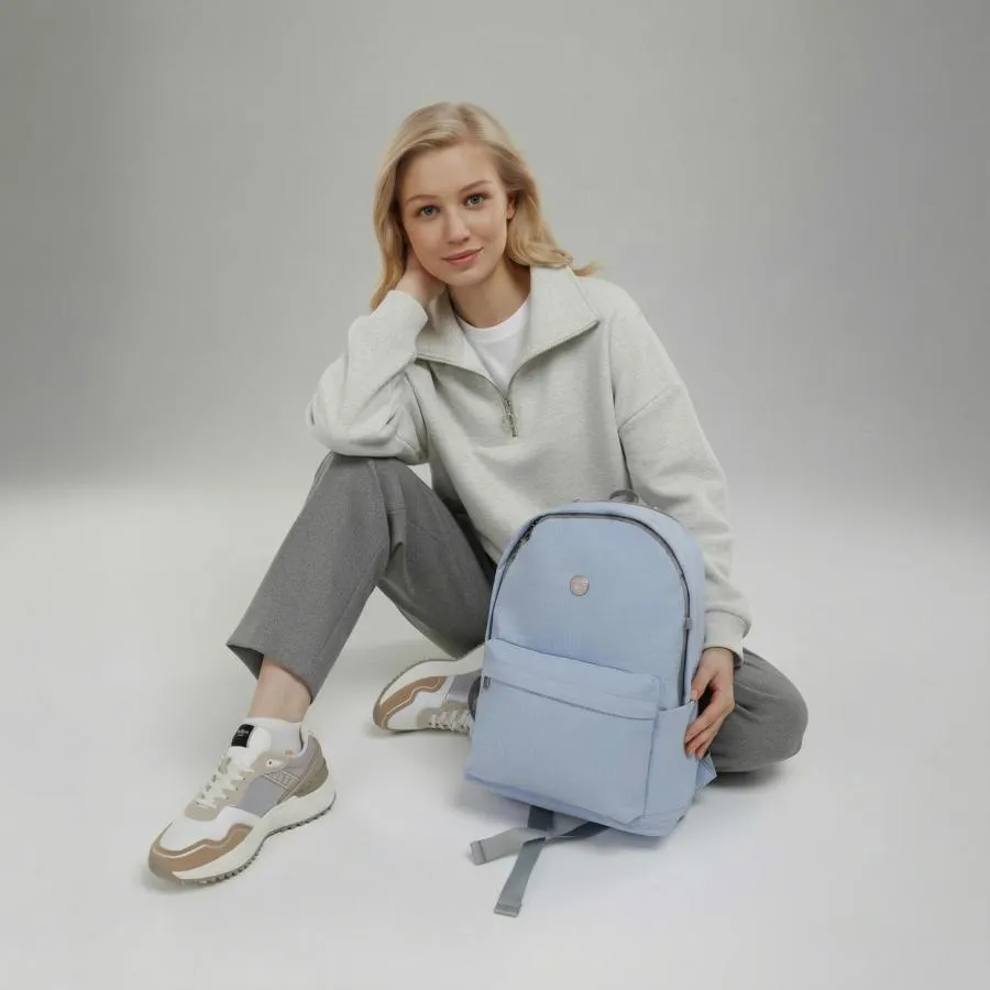 Женский городской рюкзак в пастельных оттенках