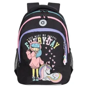 RG-461-2 Рюкзак школьный (/1 черный)