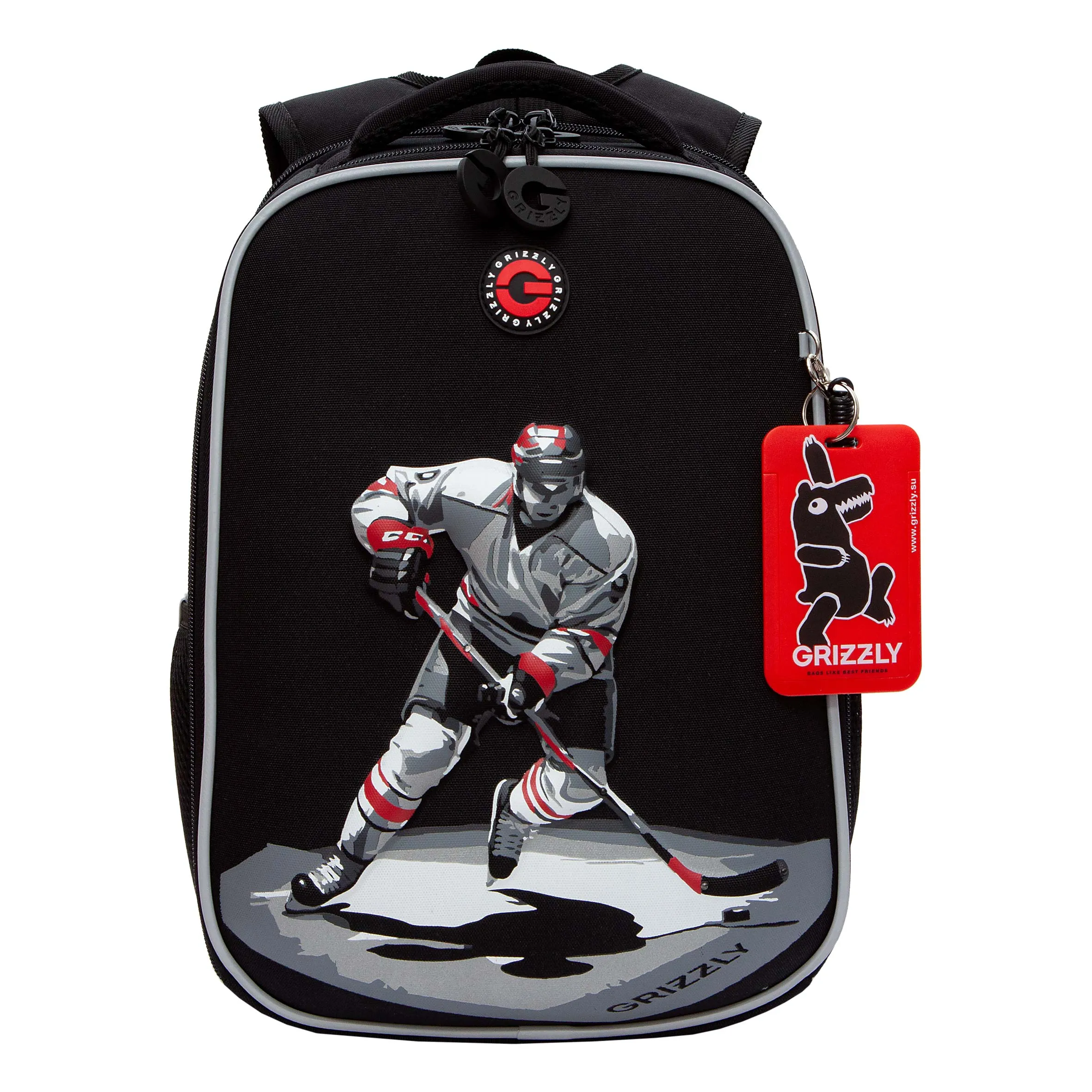 RAw-595-6 Рюкзак школьный с картхолдером на держателе