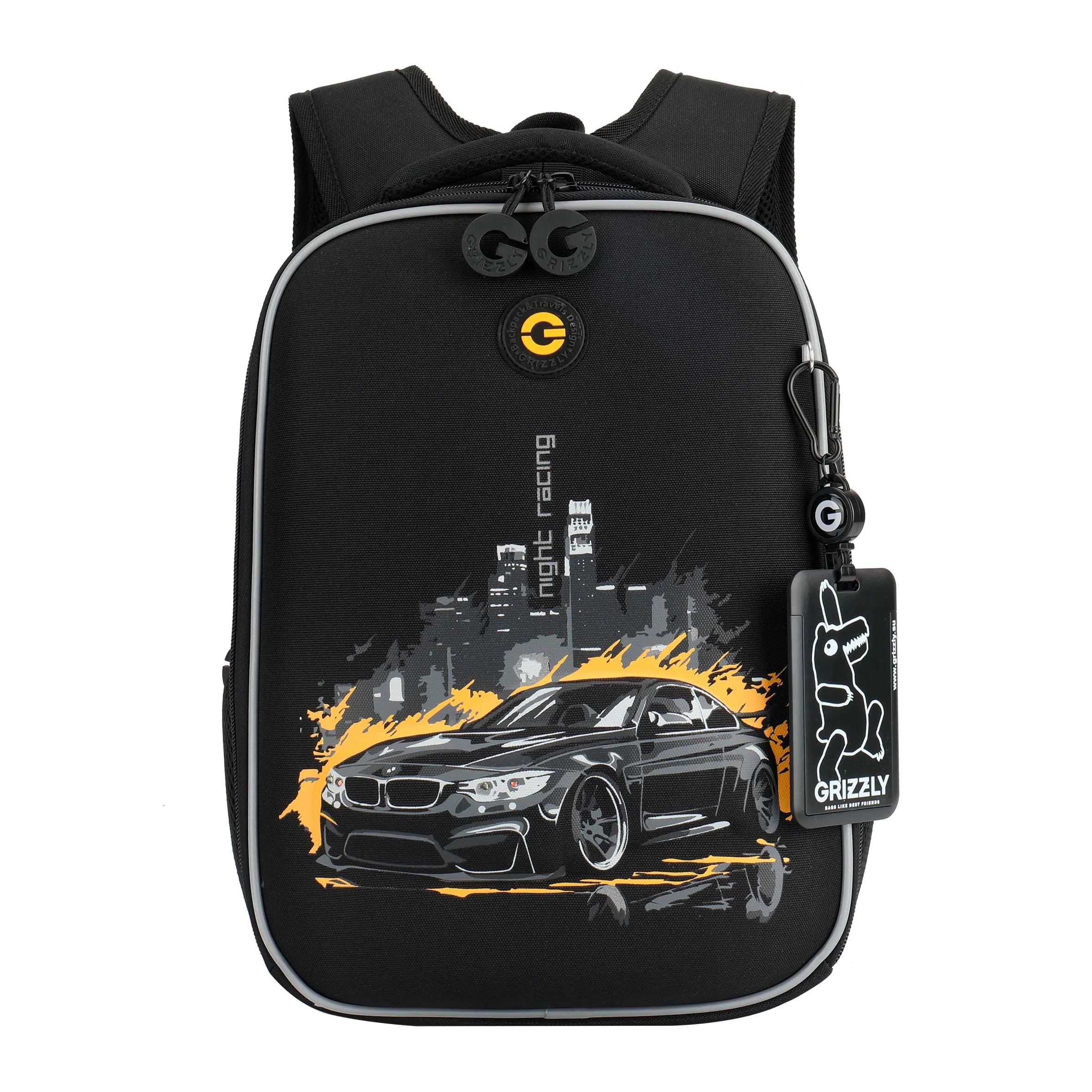 RAw-695-2 Рюкзак школьный с картхолдером на держателе