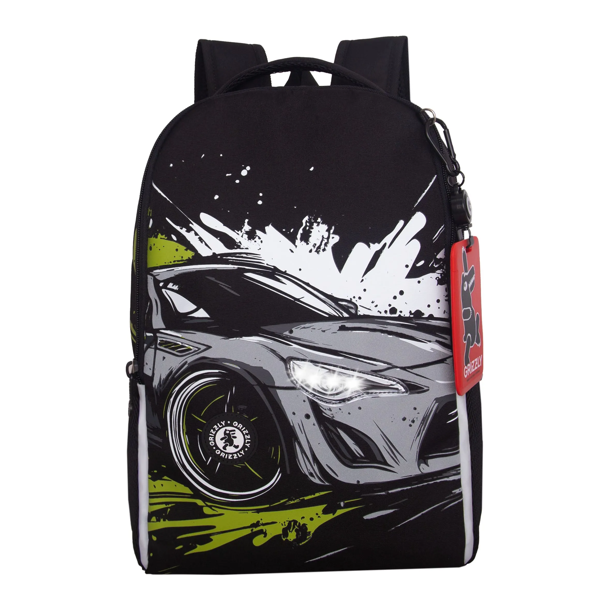 Школьный рюкзак с фирменным картхолдером GRIZZLY