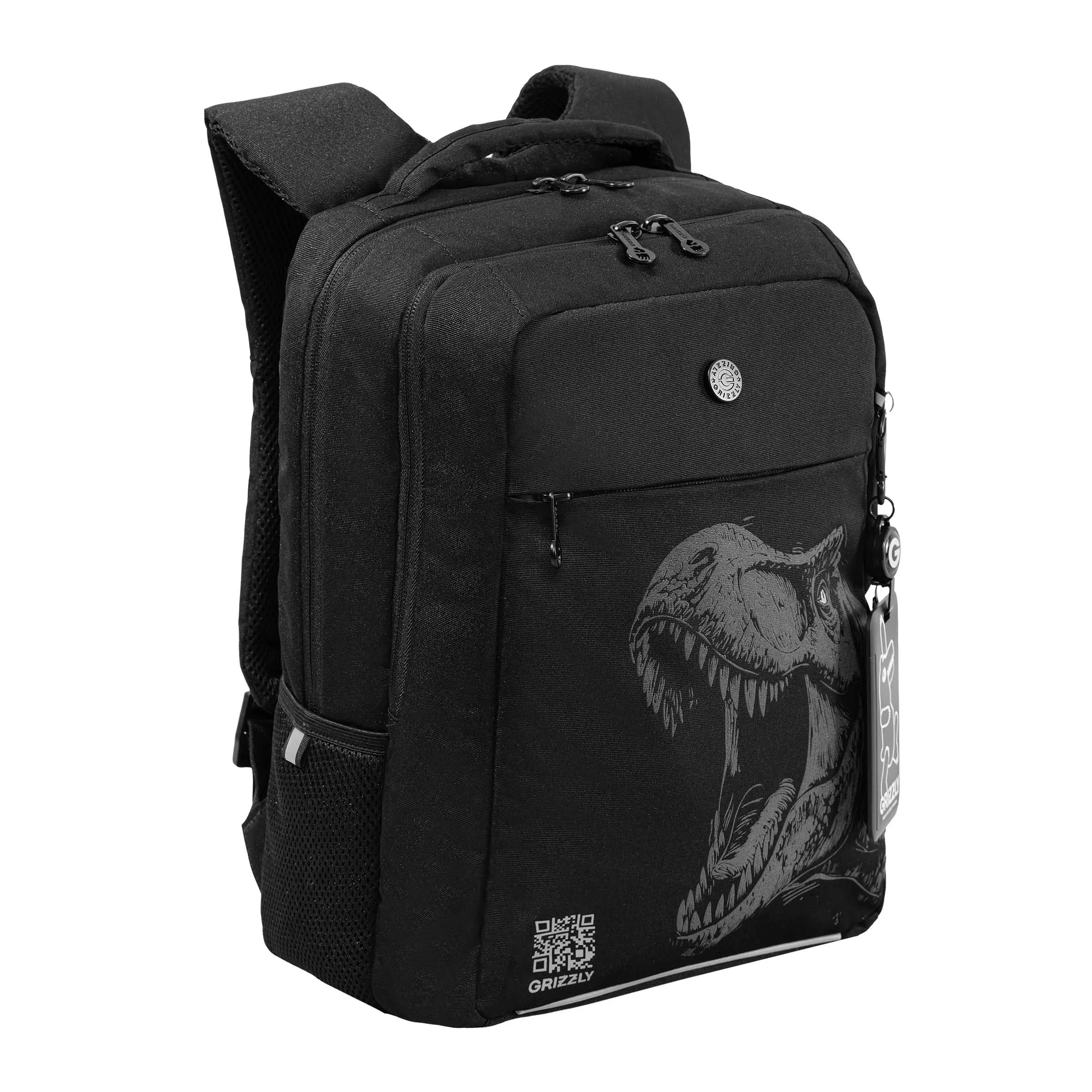 RB-656-2 Рюкзак школьный с картхолдером на держателе