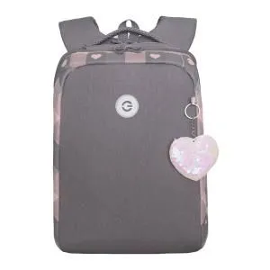 RG-666-7 Рюкзак школьный с обвесом (/2 серый)