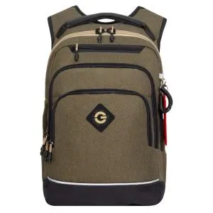 RB-450-1 Рюкзак школьный (/2 хаки - бежевый)